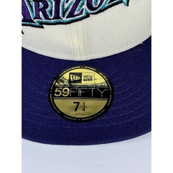 New Era Arizona Diamondbacks 59Fifty Fitted Hat 2001 World Series, Size 7 1/4 - Picture 2 of 10